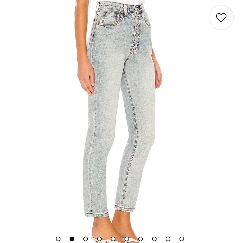 WeWoreWhat The Danielle High Rise Straight in Light Vintage 28